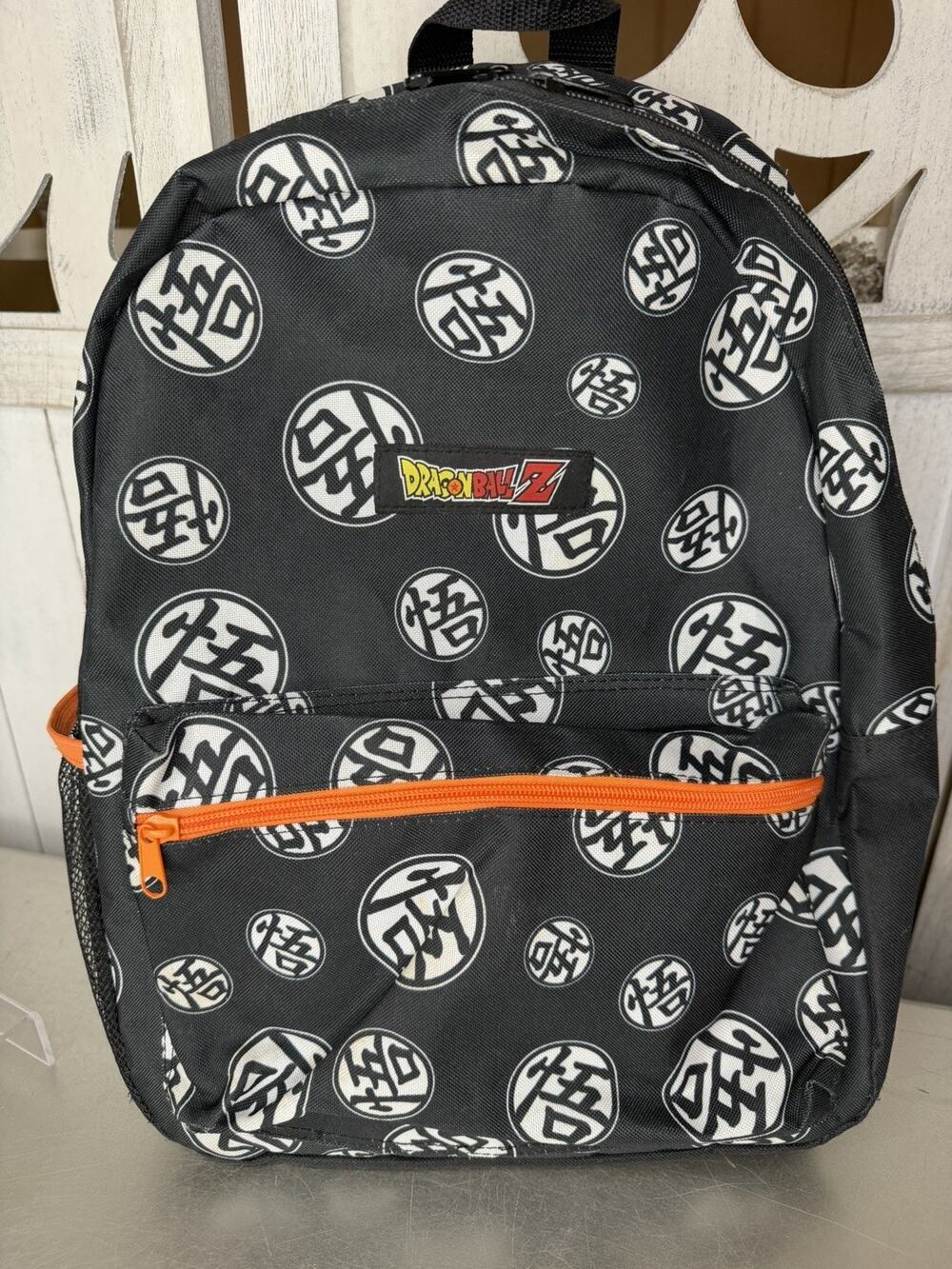 Dragon Ball Z Son Goku's Symbol Black Backpack Anime Travel School Lightweight